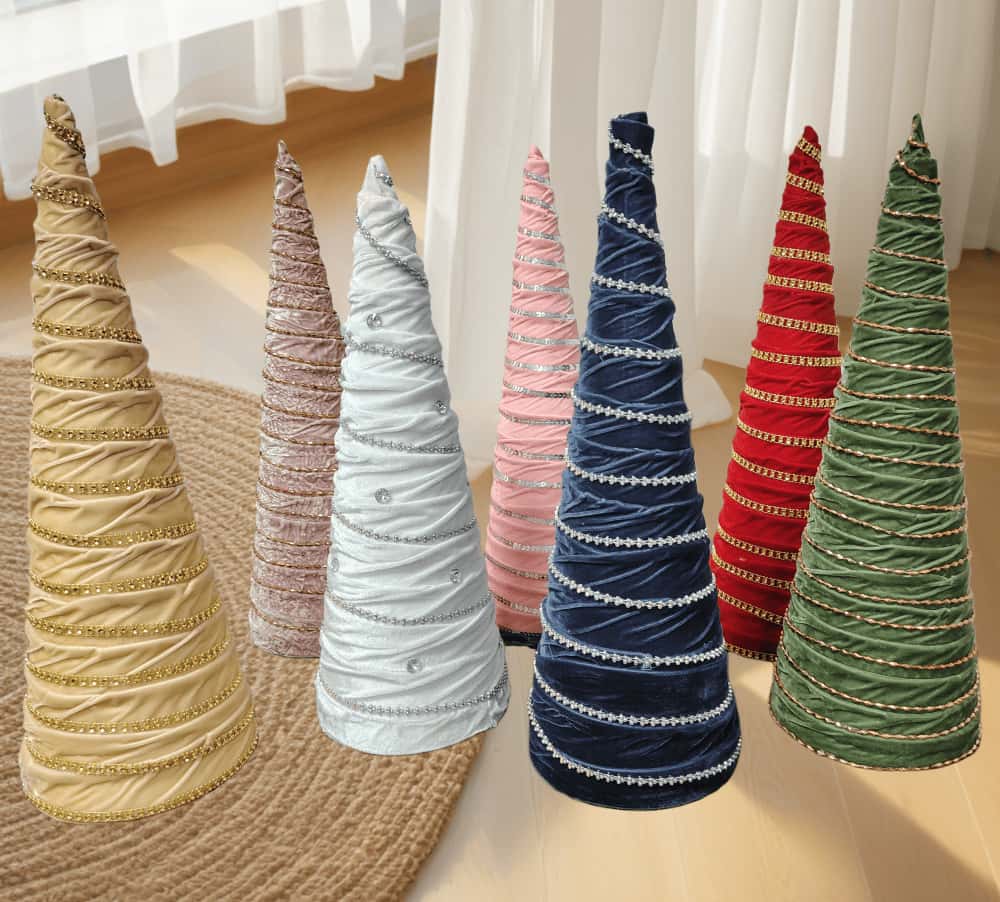 Velvet Christmas tree