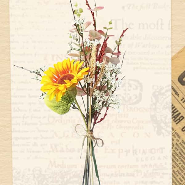 Mixed bouquet with sunflower
