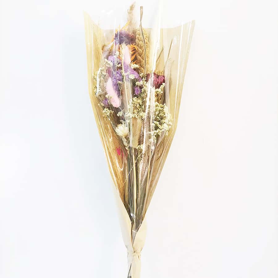 Mixed dried flower bouquet