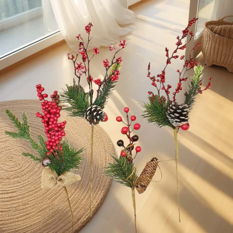 Berry branch for Christmas