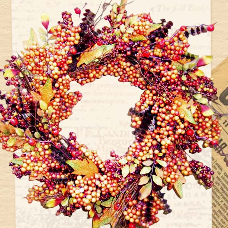 Harvest wreath