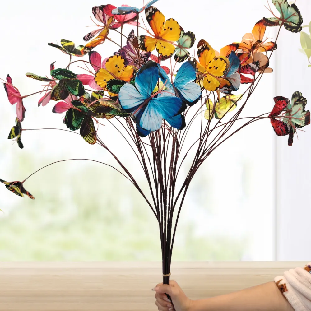 Artificial butterfly bouquet